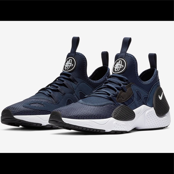 navy blue and grey huaraches